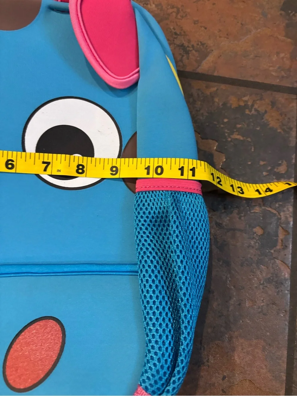 Kids Blue & Pink Animal Face Backpack - Cute School Bag